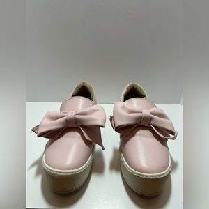 Perugia Pink Ribbon Shoes Women’s Size 6.5 Slip-on